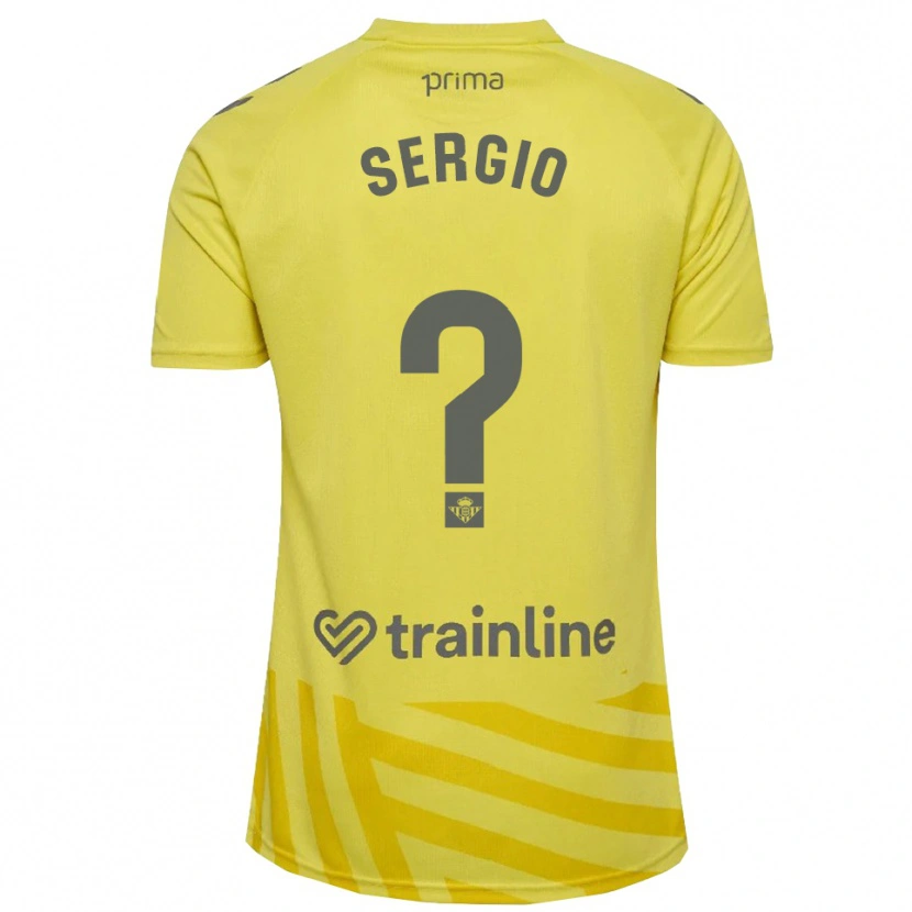 Danxen Damen Sergio Vázquez #0 Trikot Gelb Grau Torwarttrikot 2025/26 Österreich