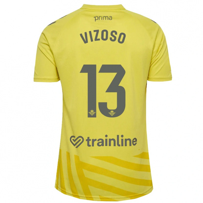 Danxen Damen Paula Vizoso #13 Trikot Gelb Grau Torwarttrikot 2025/26 Österreich