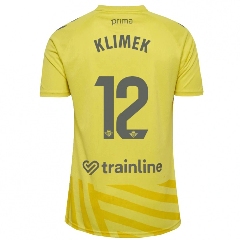Danxen Damen Bruno Klimek #12 Trikot Gelb Grau Torwarttrikot 2025/26 Österreich