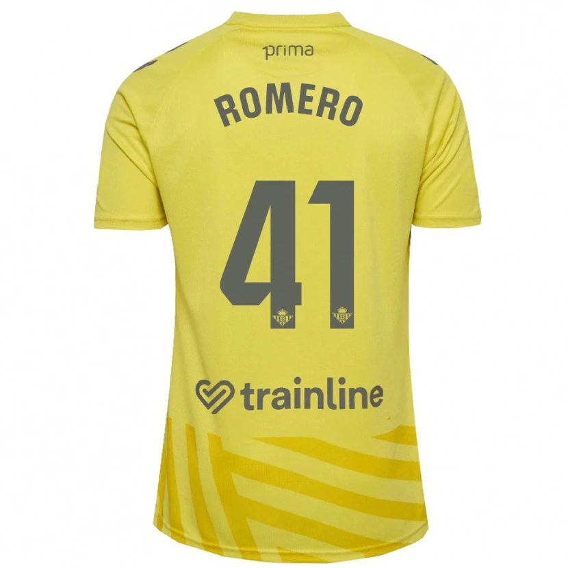 Danxen Damen José Romero #41 Trikot Gelb Grau Torwarttrikot 2025/26 Österreich