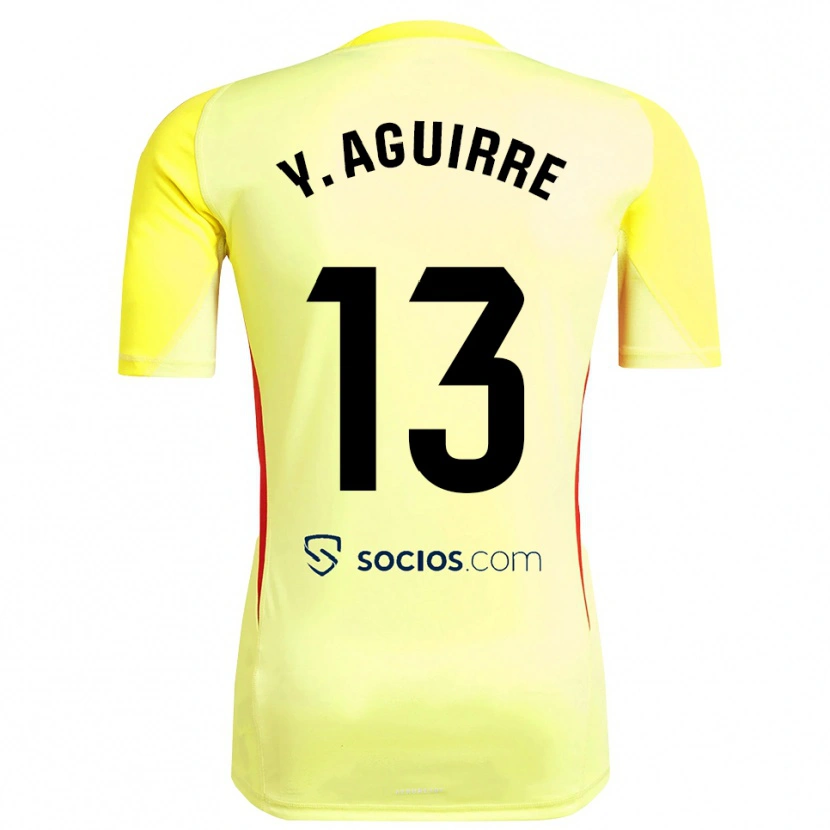 Danxen Damen Yolanda Aguirre Gutiérrez #13 Trikot Gelb Rot Schwarz Torwarttrikot 2025/26 Österreich