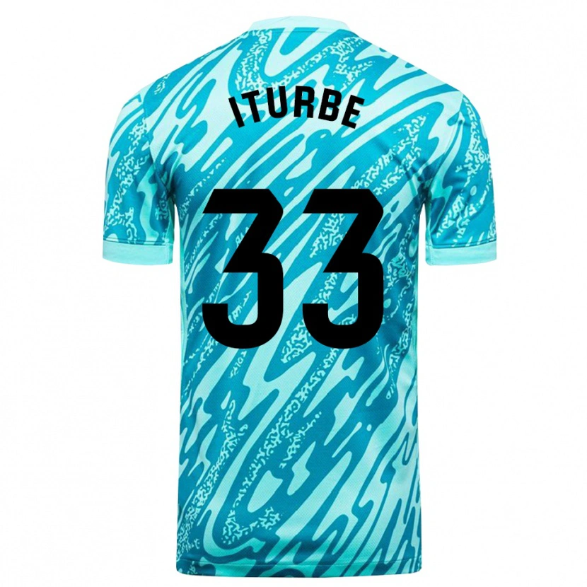 Danxen Damen Alejandro Iturbe #33 Trikot Himmelblau Weiß Torwarttrikot 2025/26 Österreich