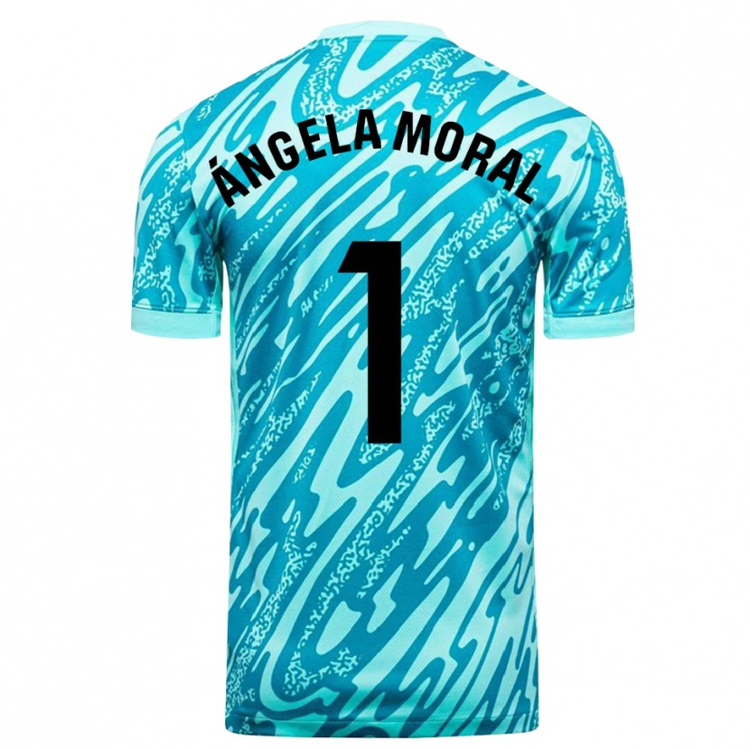 Danxen Damen Ángela Moral Ferrer #1 Trikot Himmelblau Weiß Torwarttrikot 2025/26 Österreich
