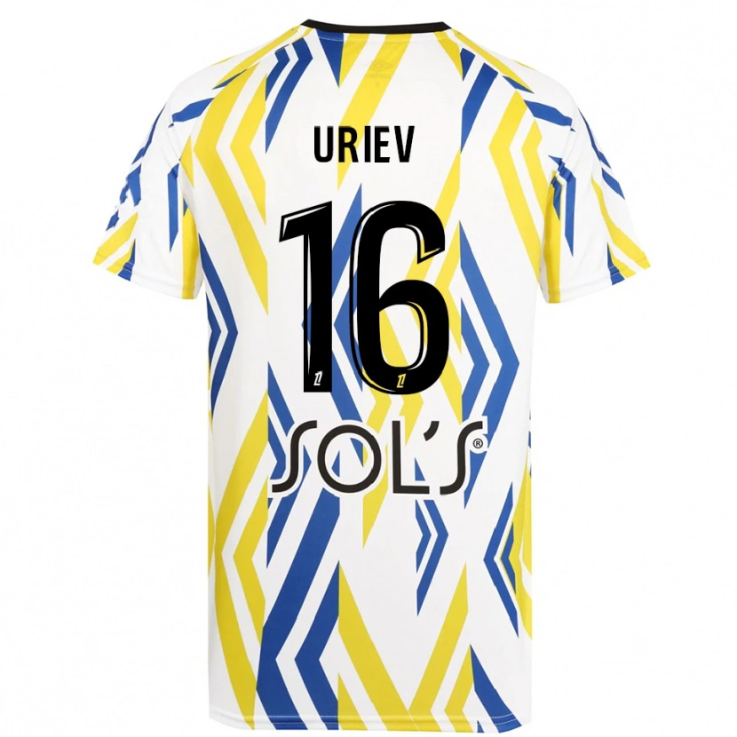 Danxen Damen Alan Uriev #16 Trikot Weiß Rot Blau Torwarttrikot 2025/26 Österreich