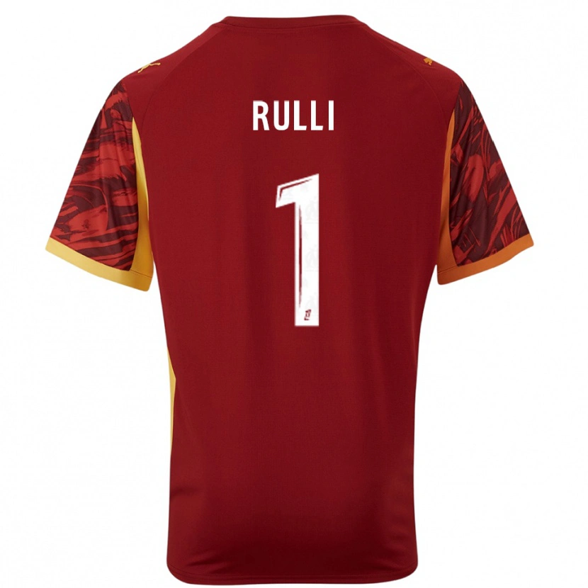 Danxen Damen Gerónimo Rulli #1 Trikot Burgunderrot Braun Torwarttrikot 2025/26 Österreich