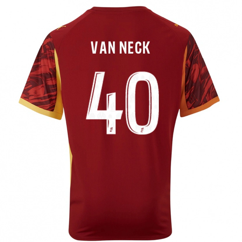 Danxen Damen Jelle Van Neck #40 Trikot Burgunderrot Braun Torwarttrikot 2025/26 Österreich