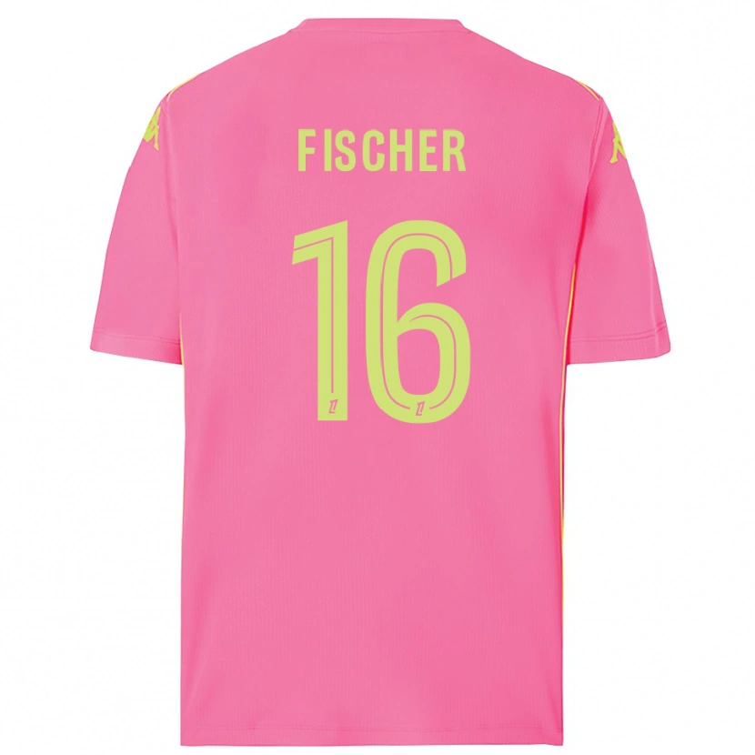 Danxen Damen Jonathan Fischer #16 Trikot Knallpink Torwarttrikot 2025/26 Österreich