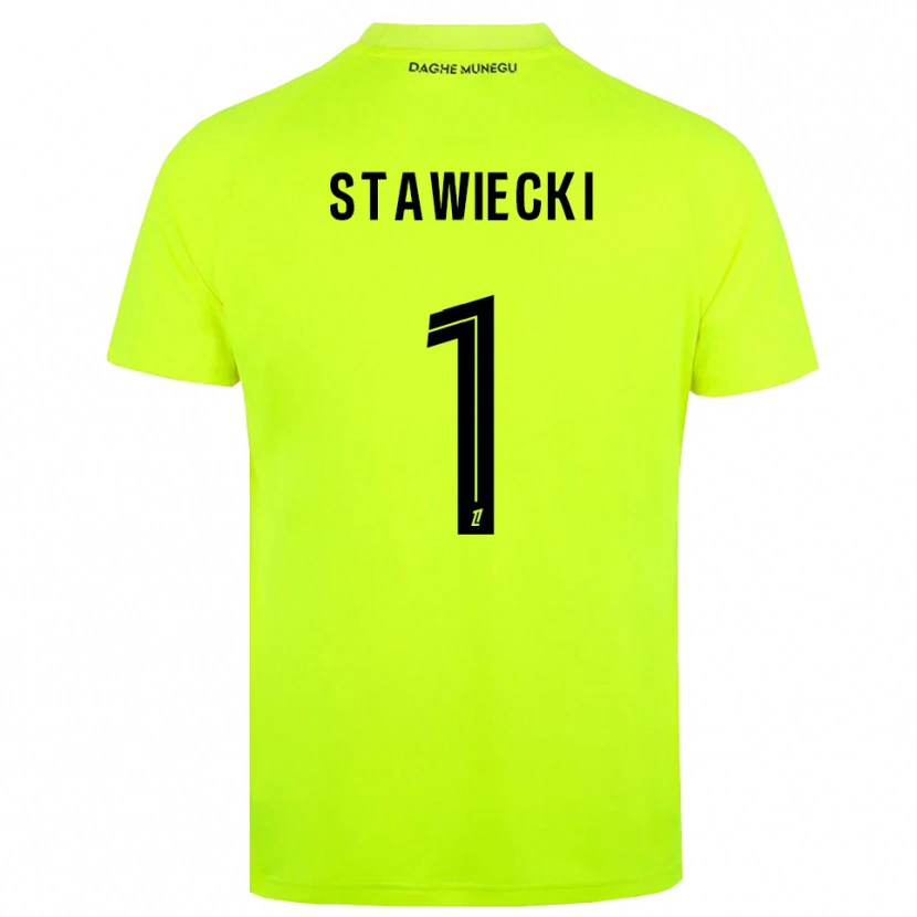 Danxen Damen Jules Stawiecki #1 Trikot Leuchtgrün Schwarz Torwarttrikot 2025/26 Österreich
