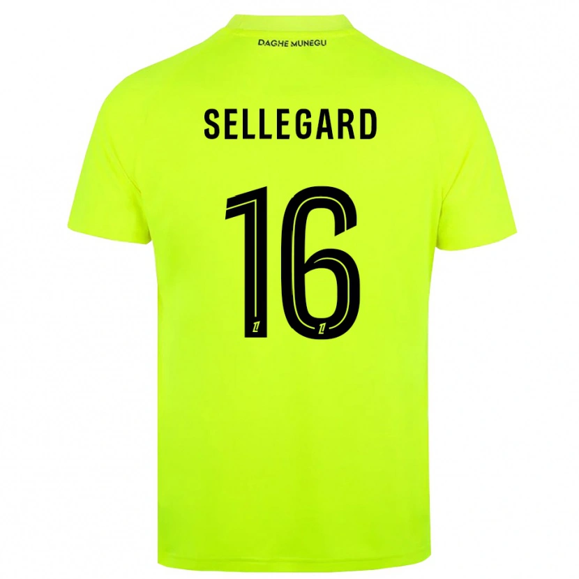 Danxen Damen Alexander Sellegard #16 Trikot Leuchtgrün Schwarz Torwarttrikot 2025/26 Österreich