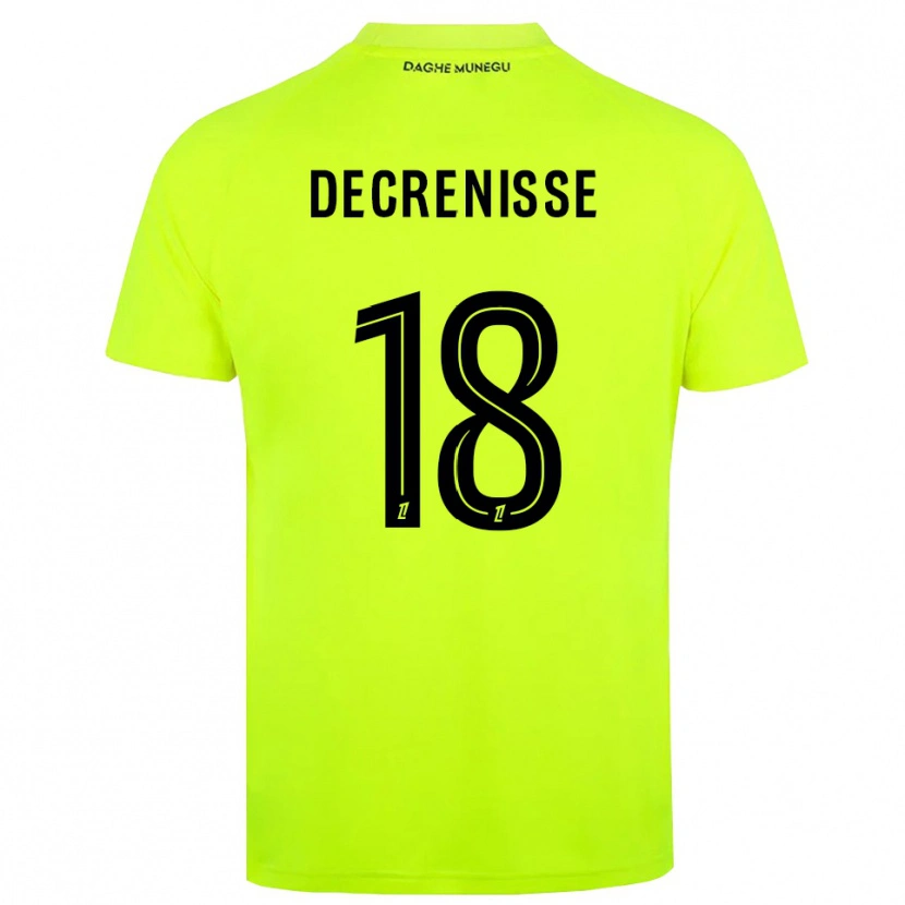 Danxen Damen Axel Decrenisse #18 Trikot Leuchtgrün Schwarz Torwarttrikot 2025/26 Österreich