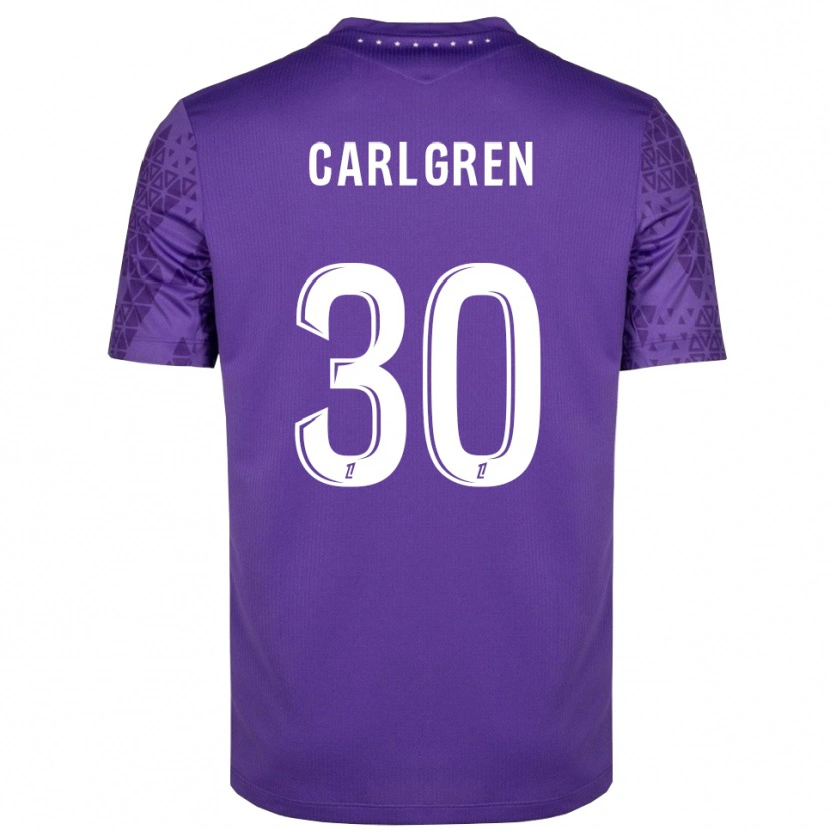 Danxen Damen Patrik Carlgren #30 Trikot Lila Weiß Torwarttrikot 2025/26 Österreich