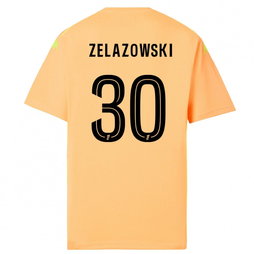 Danxen Damen Bartosz Zelazowski #30 Trikot Hellorange Schwarz Torwarttrikot 2025/26 Österreich