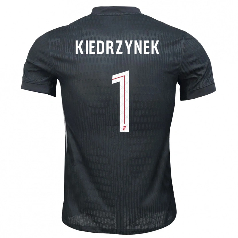Danxen Damen Katarzyna Kiedrzynek #1 Trikot Dunkelgrau Schwarz Torwarttrikot 2025/26 Österreich