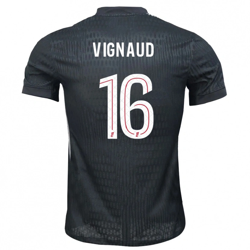 Danxen Damen Arthur Vignaud #16 Trikot Dunkelgrau Schwarz Torwarttrikot 2025/26 Österreich