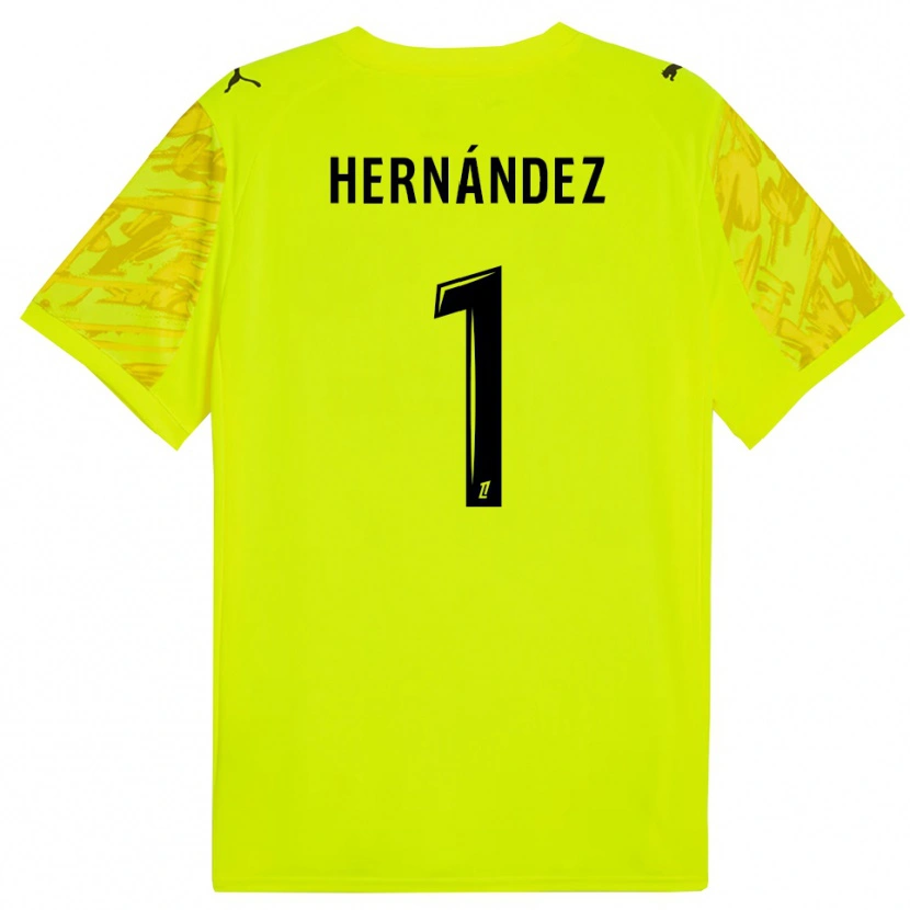 Danxen Damen Melvin Hernández #1 Trikot Leuchtgrün Gelb Torwarttrikot 2025/26 Österreich