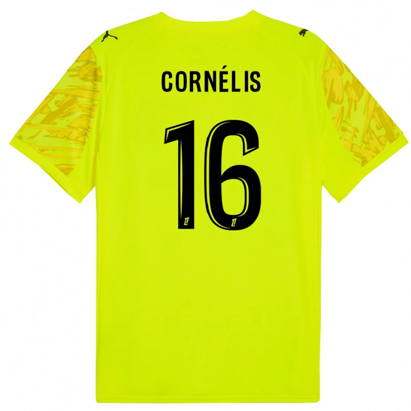 Danxen Damen Aristide Cornélis #16 Trikot Leuchtgrün Gelb Torwarttrikot 2025/26 Österreich