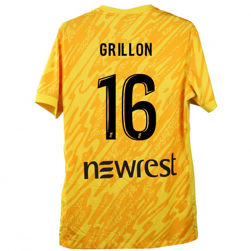 Danxen Damen Gaëlle Grillon #16 Trikot Gelb Schwarz Torwarttrikot 2025/26 Österreich