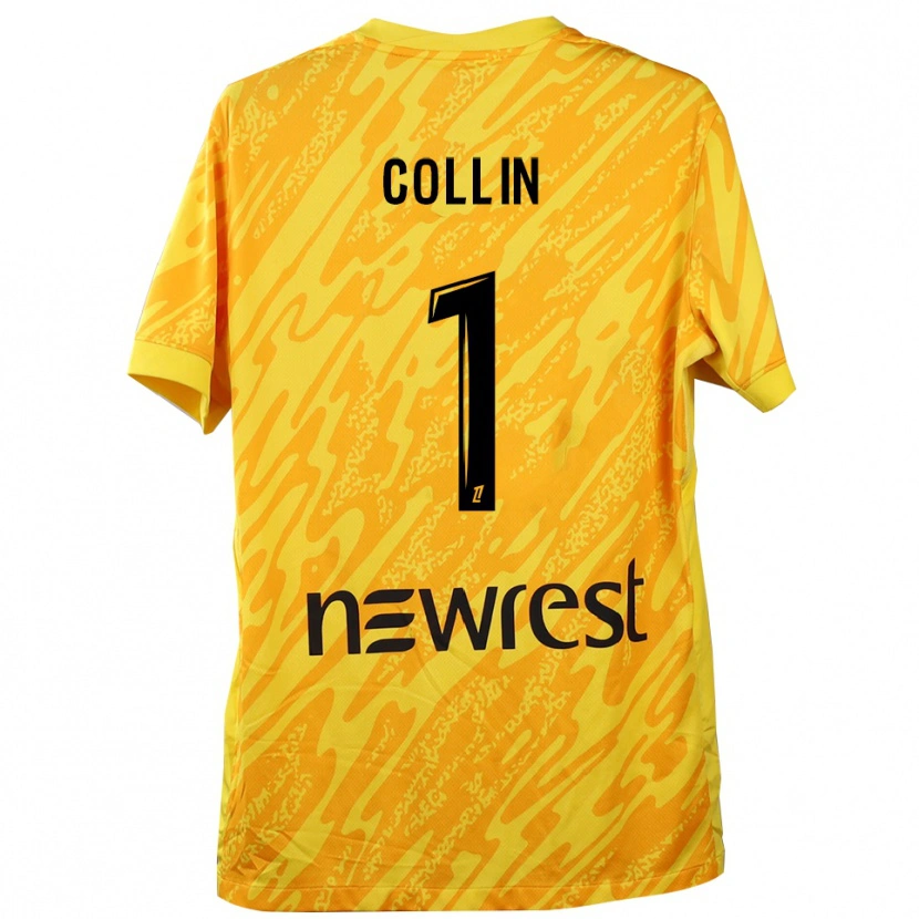 Danxen Damen Théo Collin #1 Trikot Gelb Schwarz Torwarttrikot 2025/26 Österreich