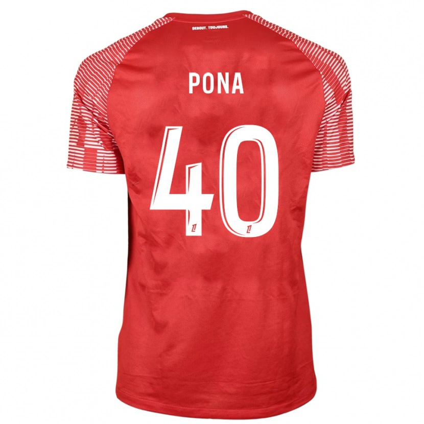 Danxen Damen Oumar Pona #40 Trikot Rot Weiß Torwarttrikot 2025/26 Österreich