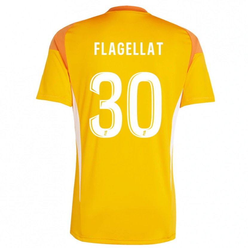 Danxen Damen Alizée Flagellat #30 Trikot Hellorange Weiß Torwarttrikot 2025/26 Österreich