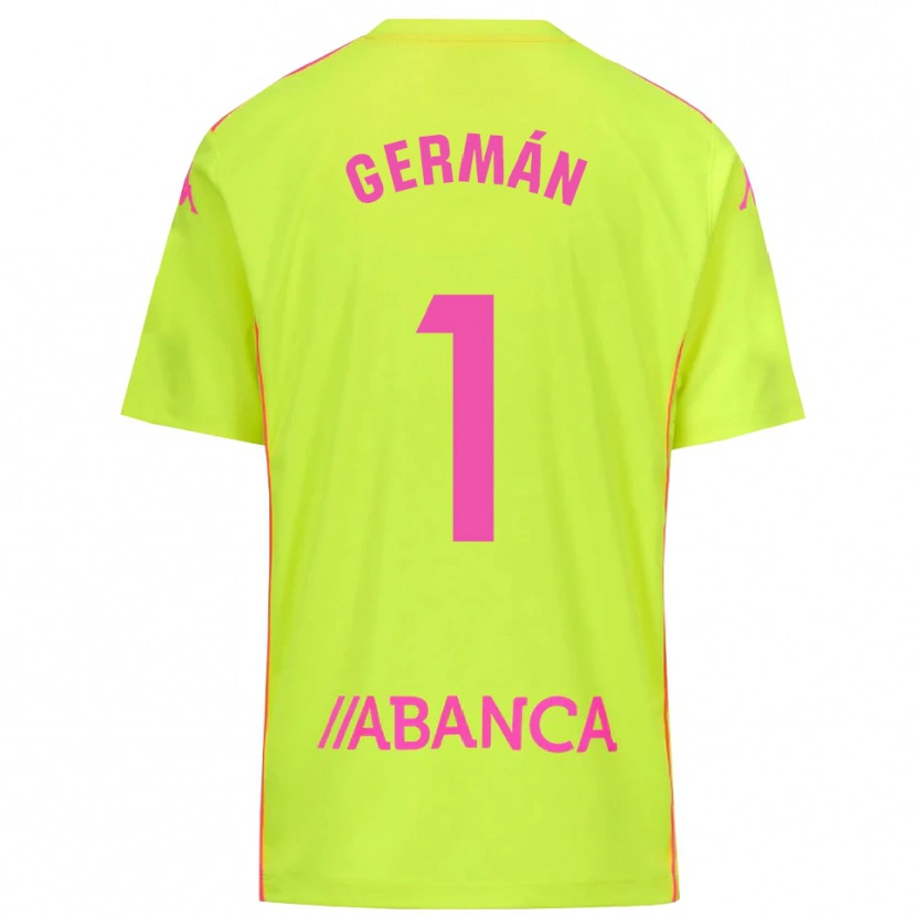 Danxen Damen Germán Parreño #1 Trikot Gelb Grün Torwarttrikot 2025/26 Österreich