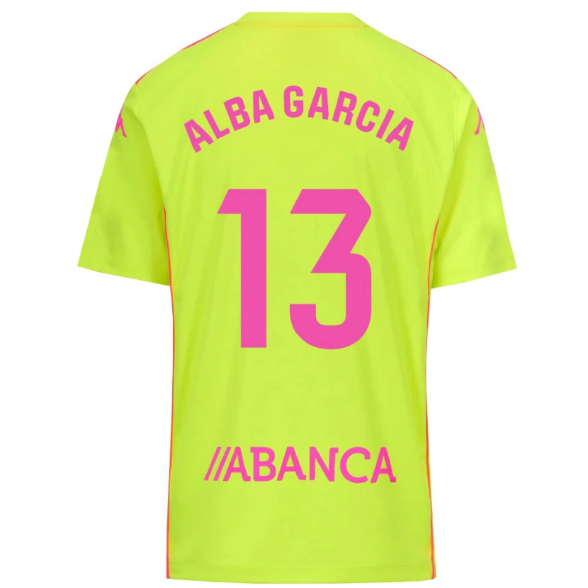 Danxen Damen Lucía Alba García #13 Trikot Gelb Grün Torwarttrikot 2025/26 Österreich