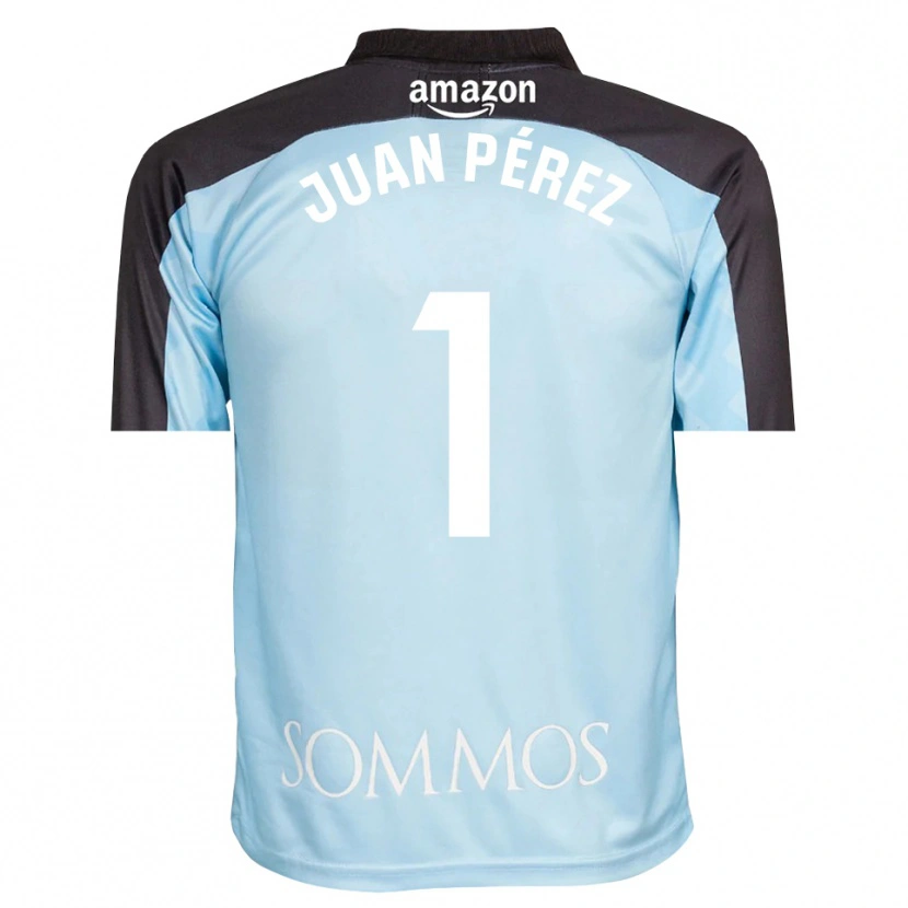 Danxen Damen Juan Pérez #1 Trikot Hellblau Schwarz Torwarttrikot 2025/26 Österreich