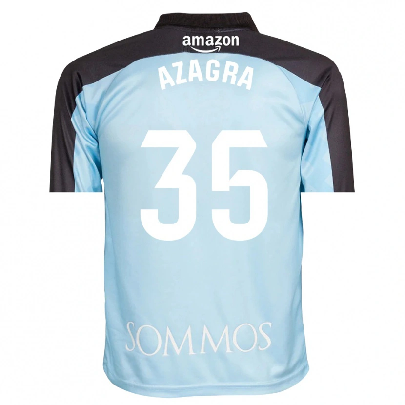 Danxen Damen Nico Azagra #35 Trikot Hellblau Schwarz Torwarttrikot 2025/26 Österreich
