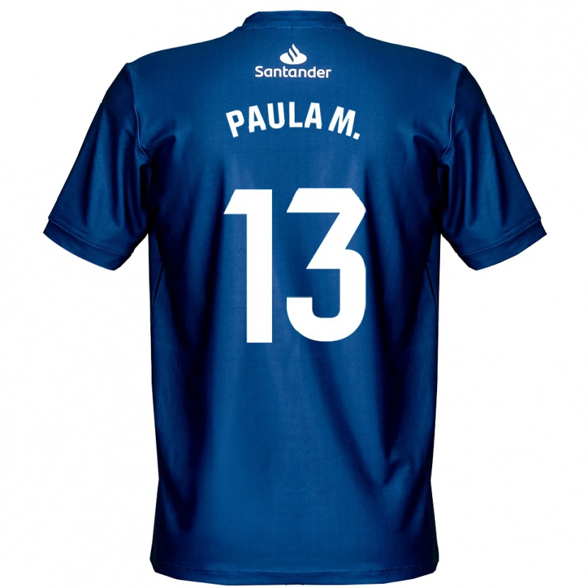 Danxen Damen Paula Muñoz Álvarez #13 Trikot Königsblau Weiß Torwarttrikot 2025/26 Österreich