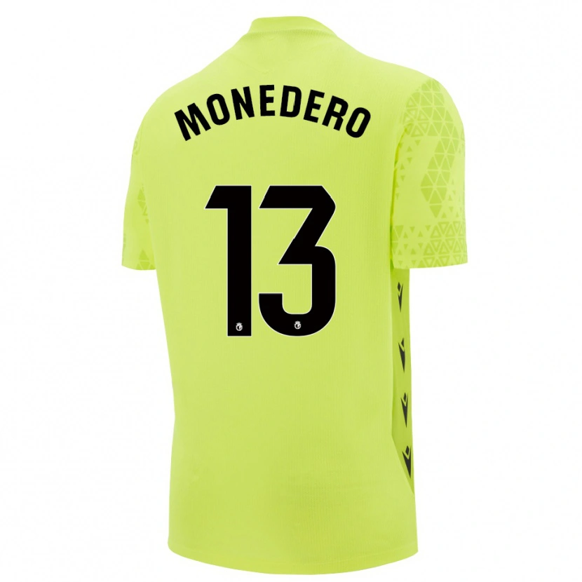 Danxen Damen Marc Monedero #13 Trikot Gelbgrün Schwarz Torwarttrikot 2025/26 Österreich