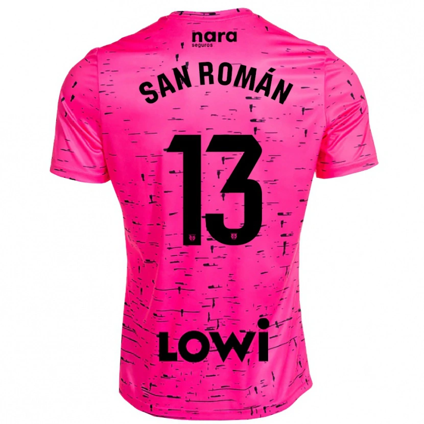 Danxen Damen Miguel San Román #13 Trikot Tiefpink Schwarz Torwarttrikot 2025/26 Österreich