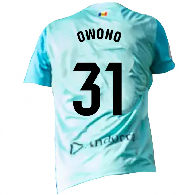 Danxen Damen Jesús Owono #31 Trikot Cyan Schwarz Torwarttrikot 2025/26 Österreich