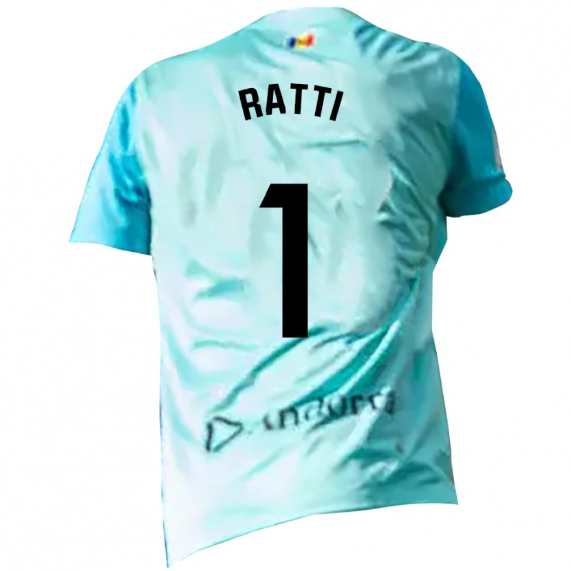 Danxen Damen Nico Ratti #1 Trikot Cyan Schwarz Torwarttrikot 2025/26 Österreich