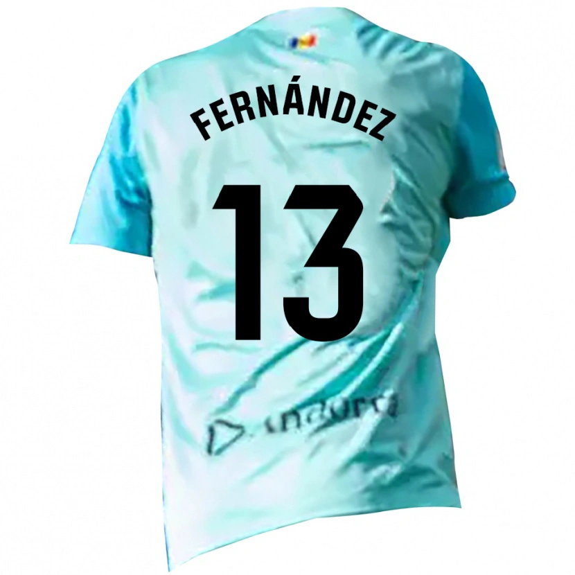 Danxen Damen Ferran Fernández #13 Trikot Cyan Schwarz Torwarttrikot 2025/26 Österreich