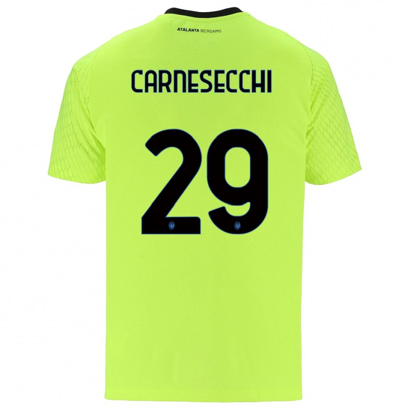 Danxen Damen Marco Carnesecchi #29 Trikot Gelb Grün Rot Torwarttrikot 2025/26 Österreich