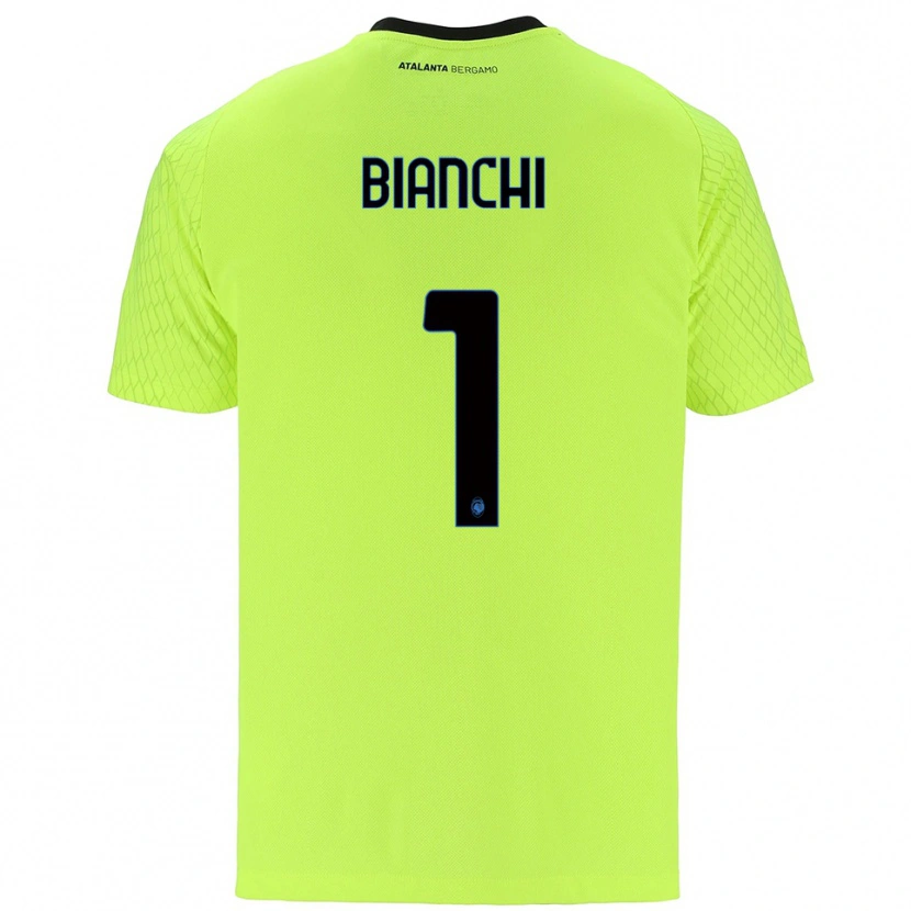 Danxen Damen Mattia Bianchi #1 Trikot Gelb Grün Rot Torwarttrikot 2025/26 Österreich