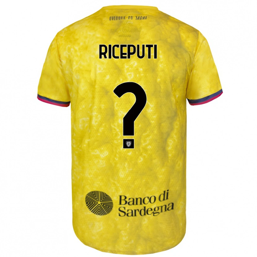 Danxen Damen Davide Riceputi #0 Trikot Gelb Schwarz Torwarttrikot 2025/26 Österreich