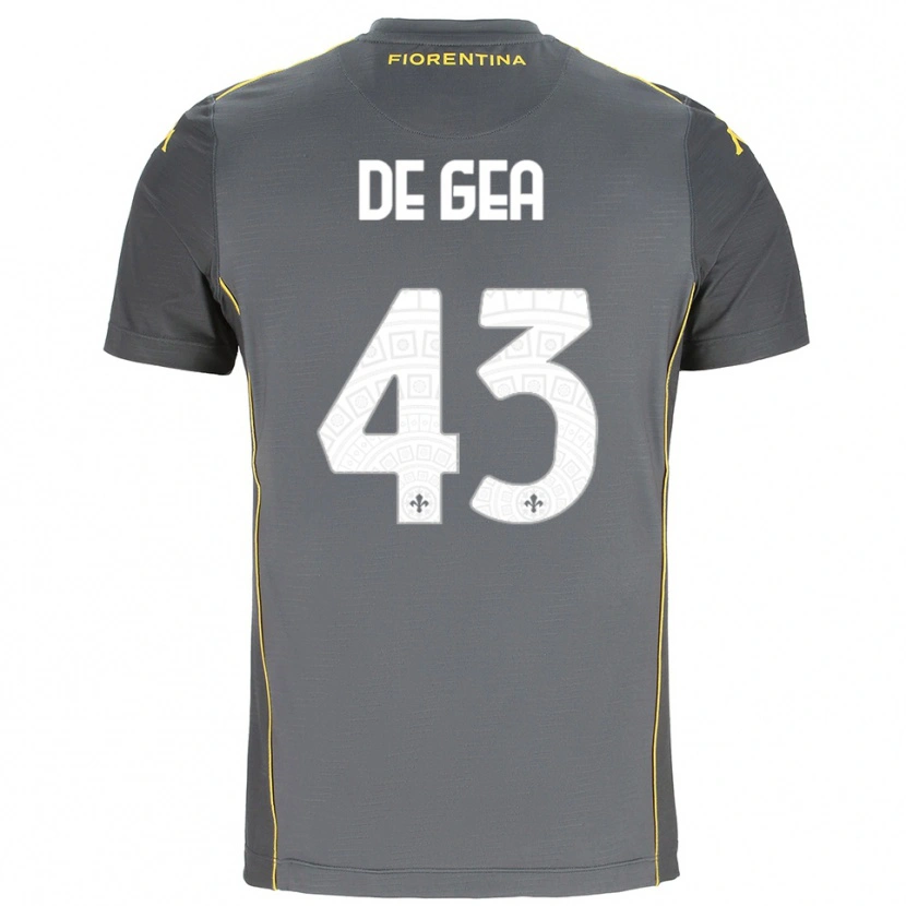 Danxen Damen David de Gea #43 Trikot Dunkelgrau Gelb Torwarttrikot 2025/26 Österreich