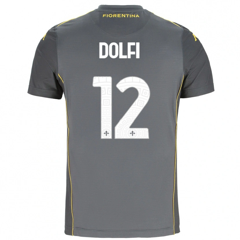 Danxen Damen Brando Dolfi #12 Trikot Dunkelgrau Gelb Torwarttrikot 2025/26 Österreich