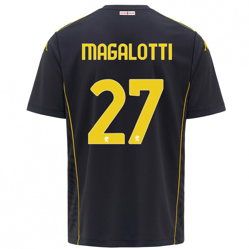 Danxen Damen Gabriele Magalotti #27 Trikot Schwarz Gelb Torwarttrikot 2025/26 Österreich