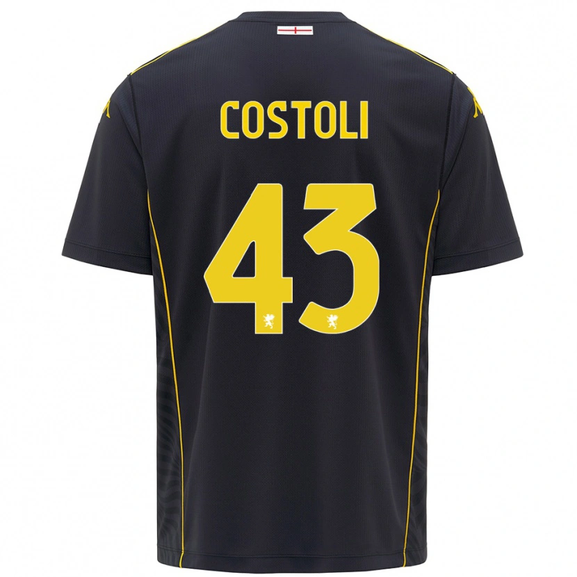 Danxen Damen Lorenzo Costoli #43 Trikot Schwarz Gelb Torwarttrikot 2025/26 Österreich