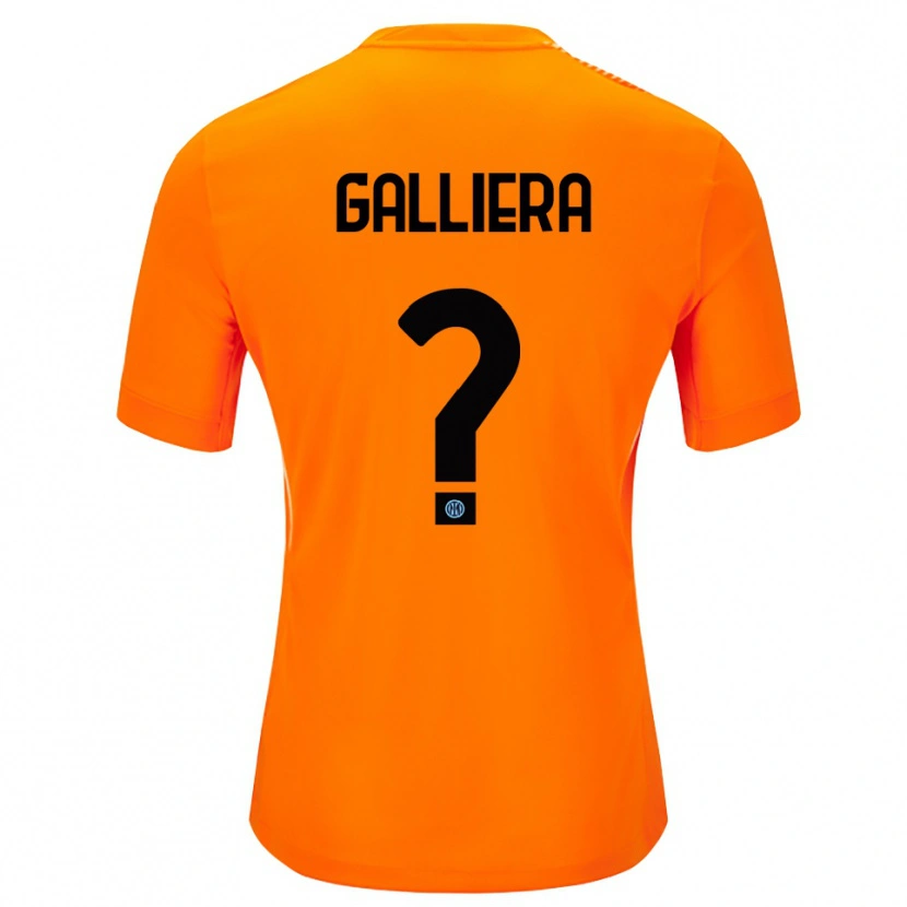 Danxen Damen Carlo Galliera #0 Trikot Hellorange Schwarz Torwarttrikot 2025/26 Österreich