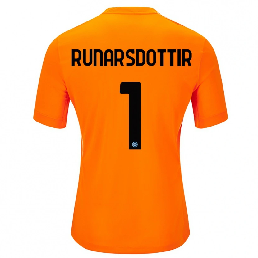 Danxen Damen Cecilía Rán Rúnarsdóttir #1 Trikot Hellorange Schwarz Torwarttrikot 2025/26 Österreich