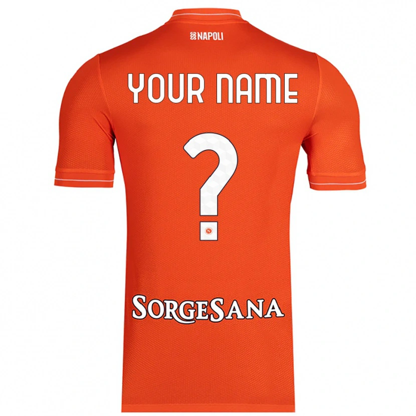 Danxen Damen SSC Napoli Trikot Orange Rot Weiß Torwarttrikot 2025/26 Österreich