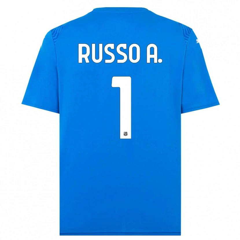 Danxen Damen Alessandro Russo #1 Trikot Blau Weiß Torwarttrikot 2025/26 Österreich