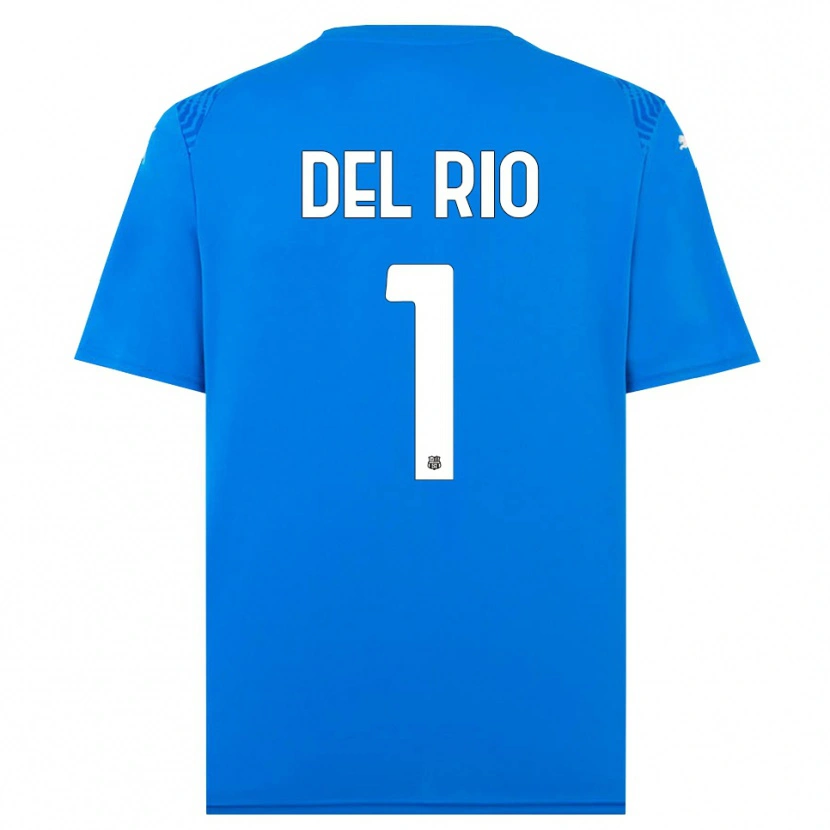 Danxen Damen Davide Del Rio #1 Trikot Blau Weiß Torwarttrikot 2025/26 Österreich