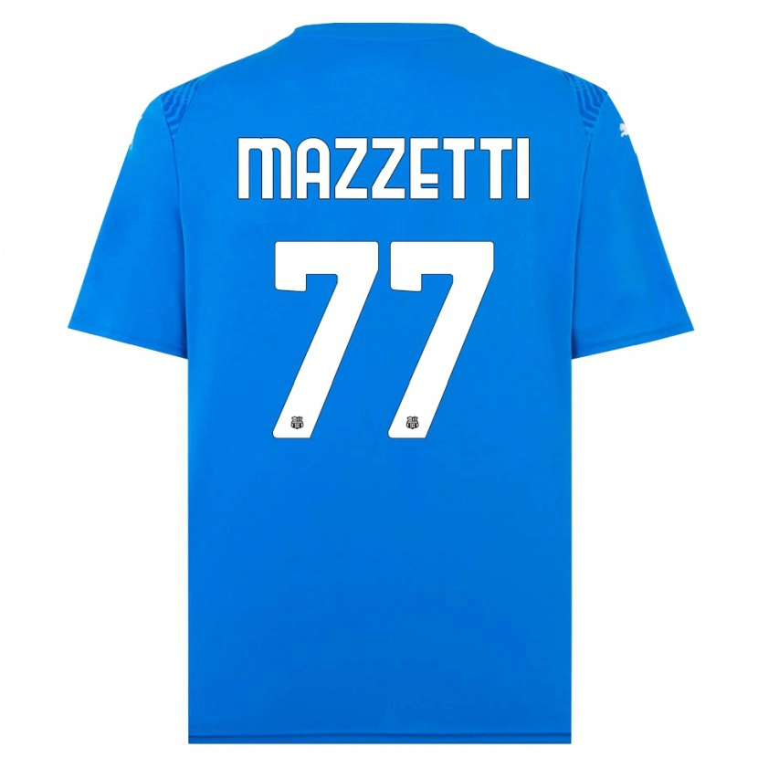Danxen Damen Riccardo Mazzetti #77 Trikot Blau Weiß Torwarttrikot 2025/26 Österreich