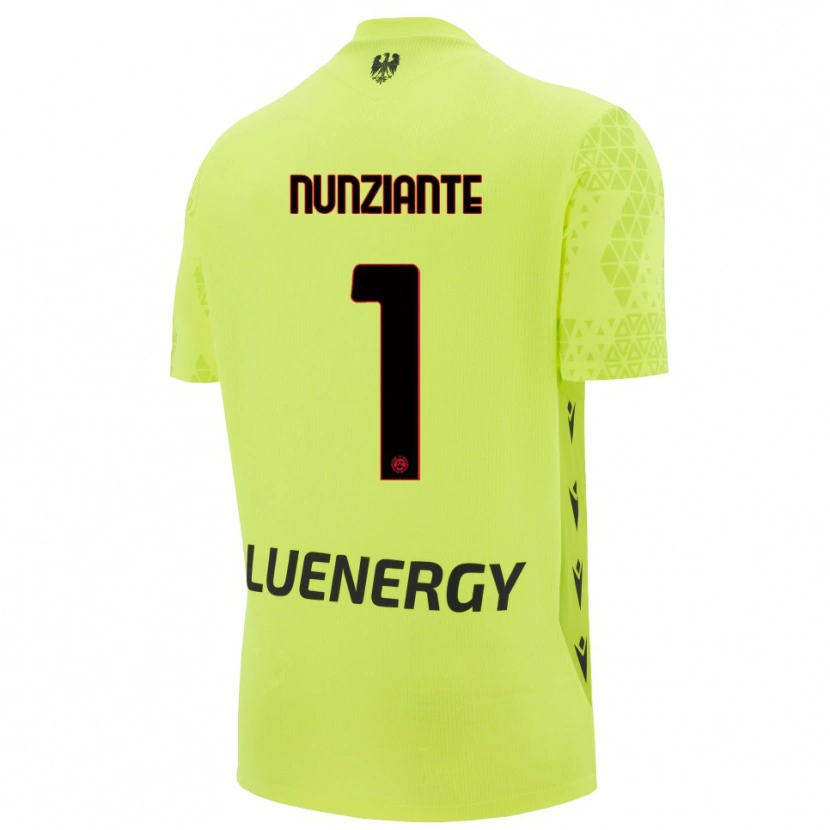Danxen Damen Alessandro Nunziante #1 Trikot Grün Gelb Schwarz Torwarttrikot 2025/26 Österreich