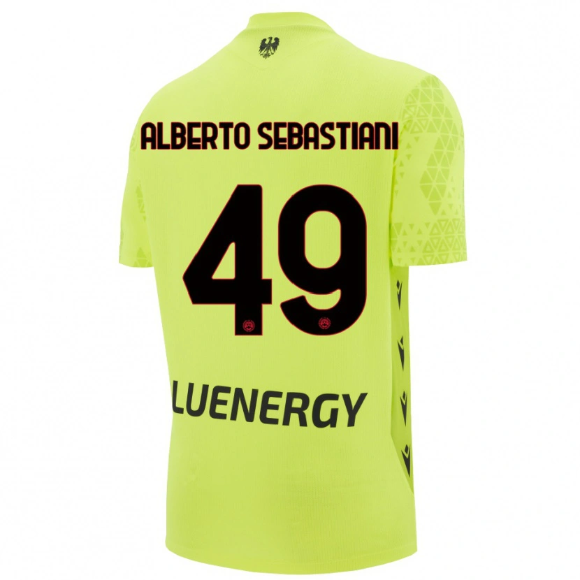 Danxen Damen José Alberto Sebastiani #49 Trikot Grün Gelb Schwarz Torwarttrikot 2025/26 Österreich