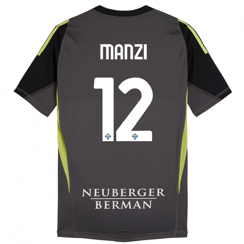 Danxen Damen Federico Manzi #12 Trikot Schwarz Hellgrün Torwarttrikot 2025/26 Österreich